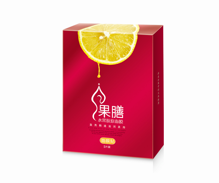 果膳体面膜/果膳水果胶原面膜/可以吃的面膜/杭州包装设计/圣海包装设计/圣海设计