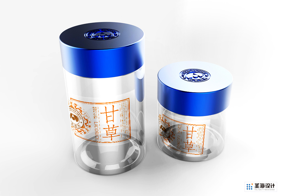 人参片罐体瓶体设计|杭州圣海包装艺术设计有限公司|药料|滋补|营养|人参|三七|