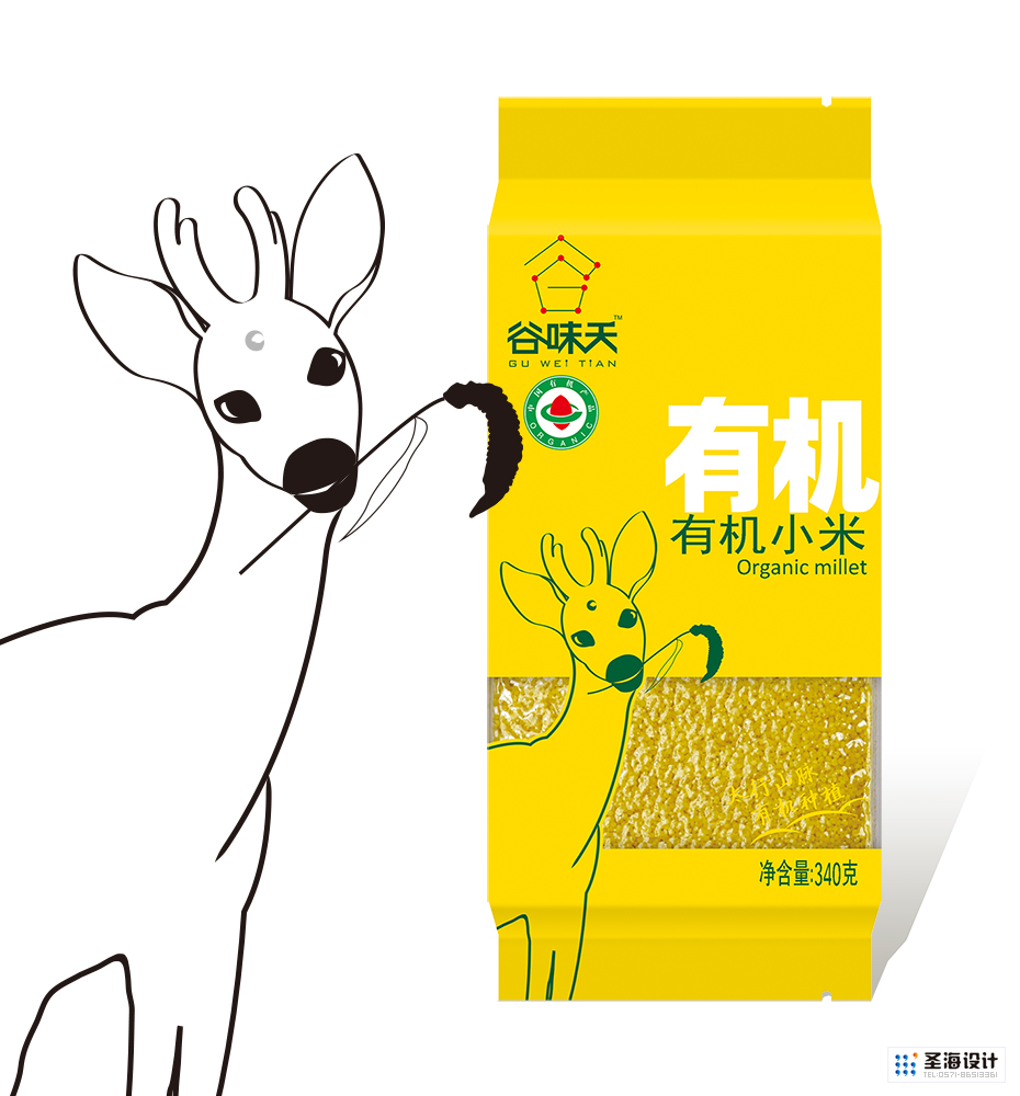 谷味天|杂粮包装设计|有机|生态|休闲|循环|全系列有机农品品牌设计|包装设计|杭州包装设计|圣海包装设计