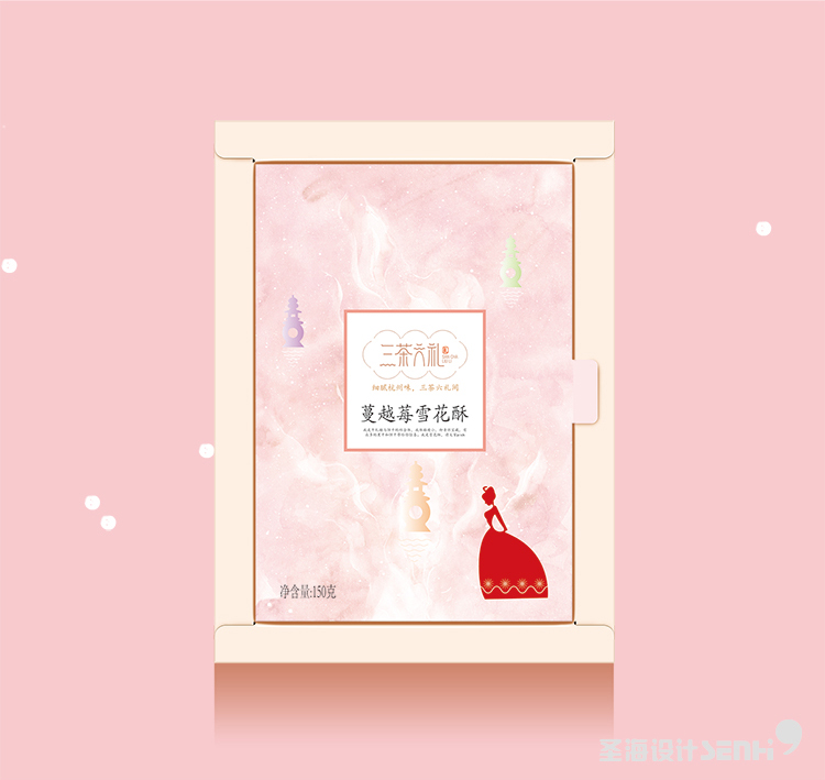 蔓越莓雪花酥|杭州品牌|杭州圣海包装艺术设计|包装设计|杭州包装设计