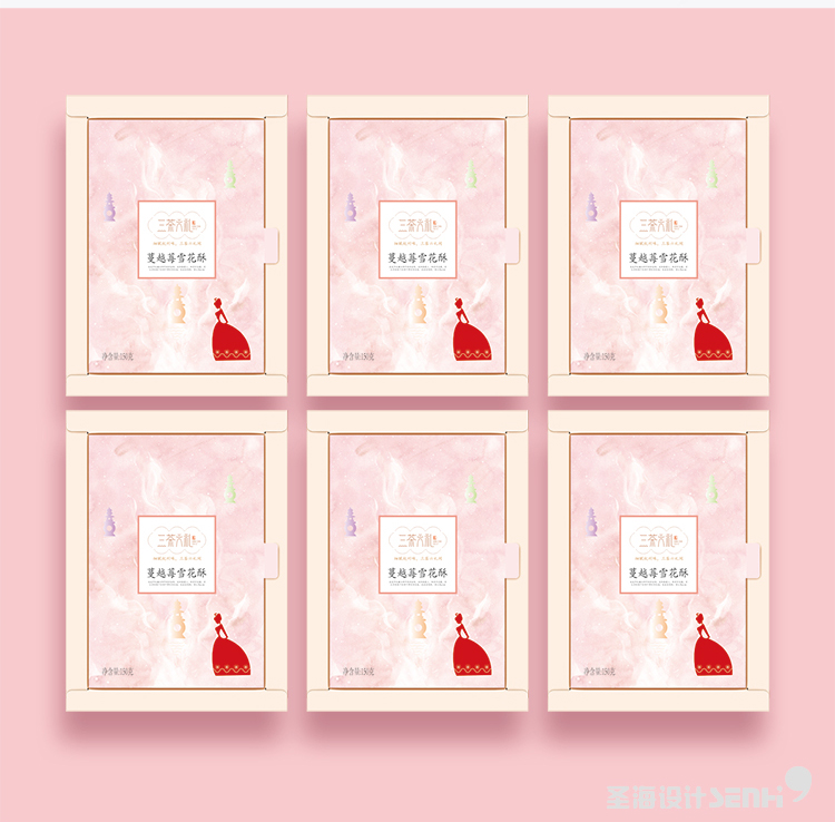 蔓越莓雪花酥|杭州品牌|杭州圣海包装艺术设计|包装设计|杭州包装设计