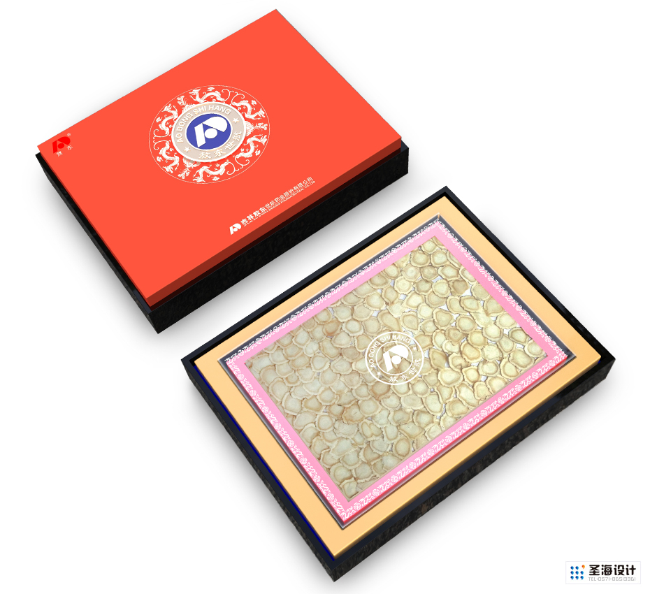 吉林敖东山参人参切片精品礼盒|杭州圣海包装艺术设计有限公司|药料|滋补|营养|人参|三七|