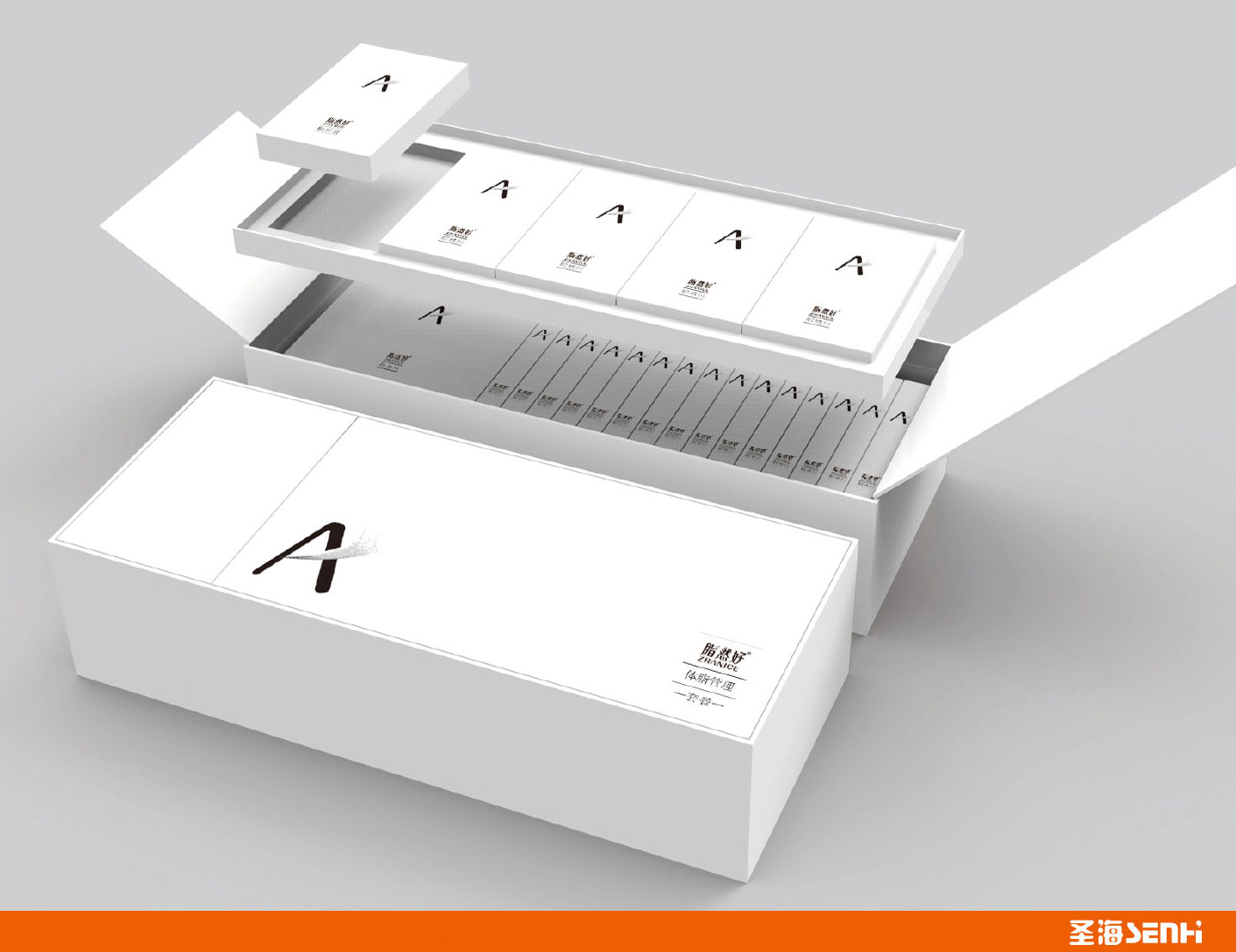 体脂管理套餐组合礼盒设计