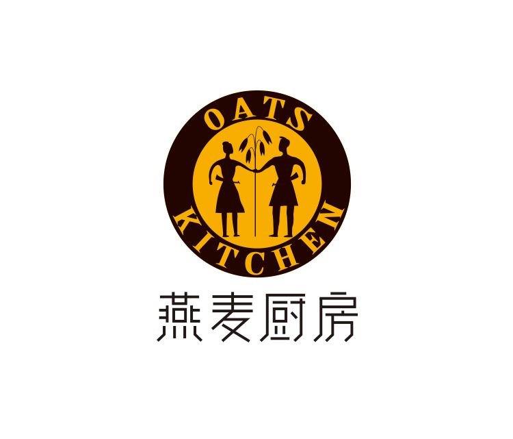 燕麦厨房品牌logo形象设计 燕麦厨房品牌logo形象设计