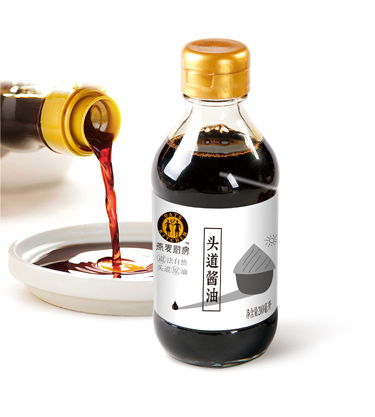 燕麦厨房餐饮专用酱油包装设计 燕麦厨房餐饮专用酱油包装设计