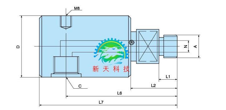 高压旋转接头内部结构图