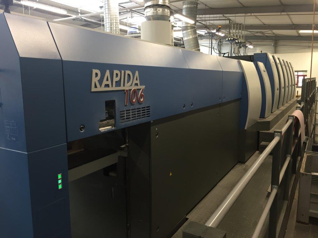 2015 KBA RAPIDA 106 SIS-6+L  CX FAPC ALV2 REF:2019187