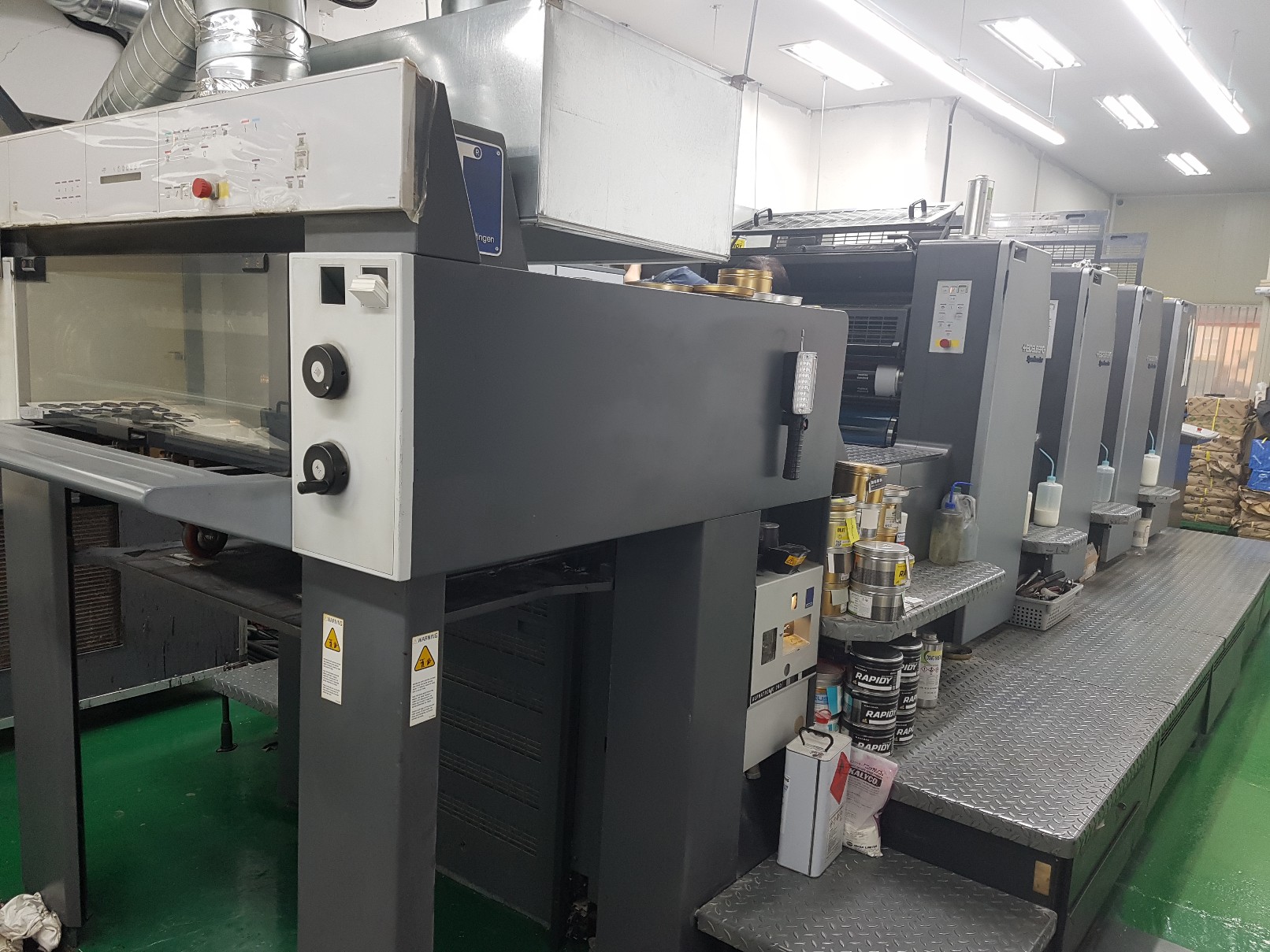 2002 Heidelberg SM74-4H + UV REF:2019421