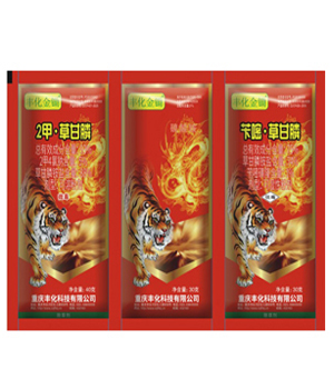 93%2甲·草甘膦可溶粉剂+助剂+75%苄嘧·草甘膦可湿性粉剂(40g+30g+30g)