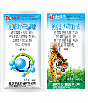 70%草甘·三氯吡+93%二甲·草甘膦(30g+30g)