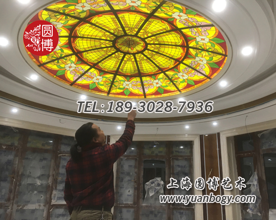 彩色玻璃穹顶生产厂家扬州别墅