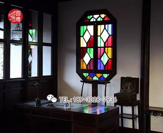 老上海彩色玻璃