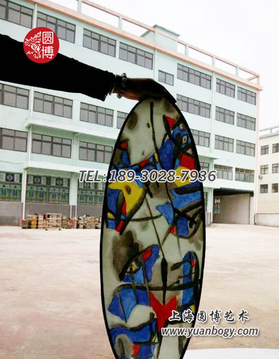 杭州纯手绘彩色艺术玻璃