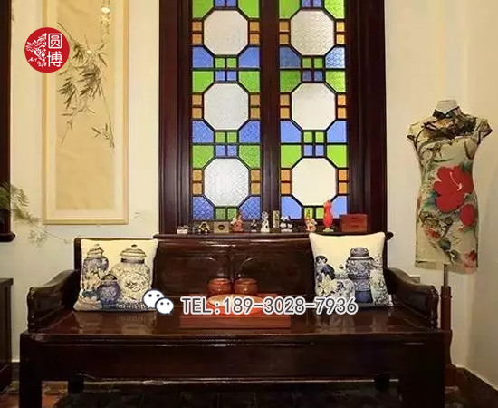 復古彩色玻璃