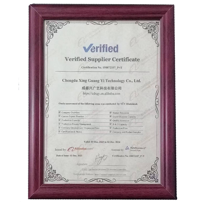 Honorary certificate