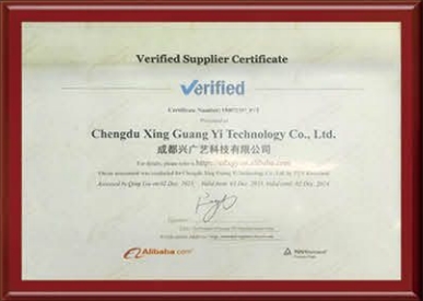 Honorary certificate