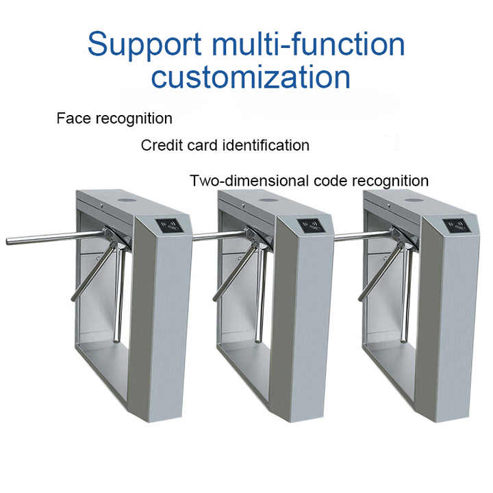 Pedestrian mechanism tripod gate