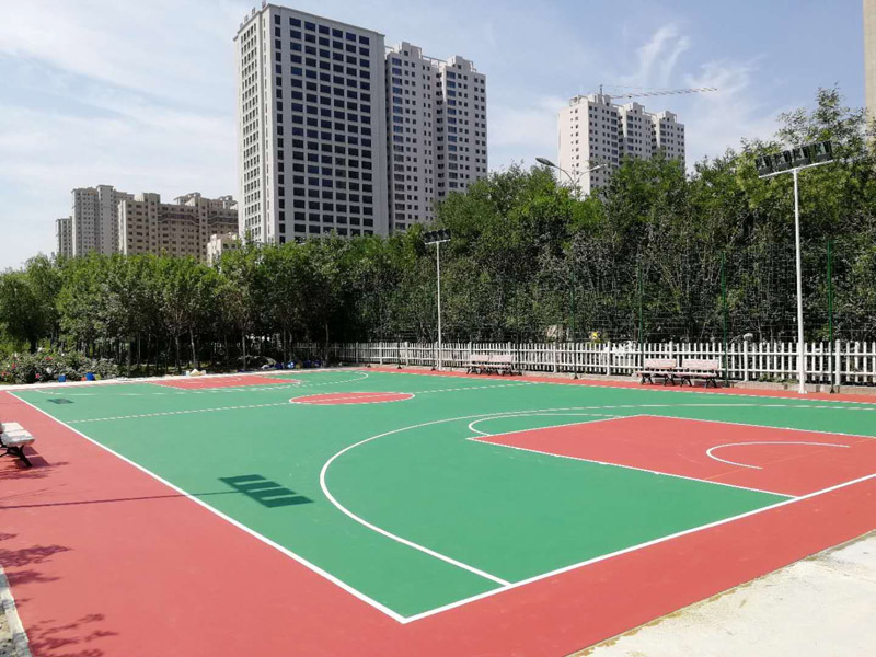篮球场地坪