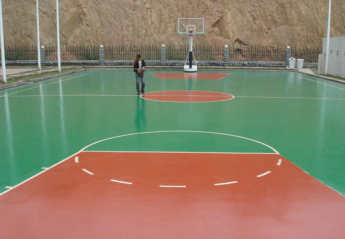硅PU篮球场地坪