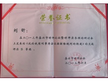 论文荣获二等奖
