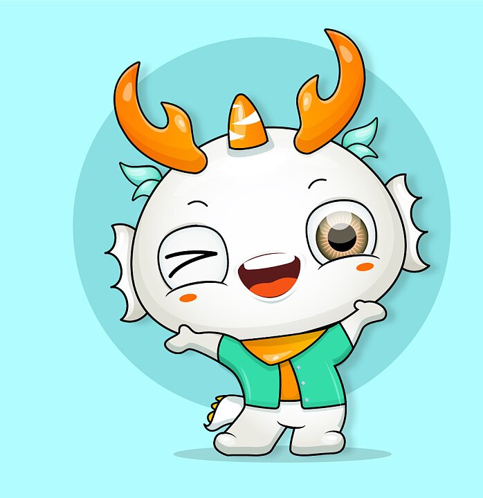 龙为形象的吉祥物设计