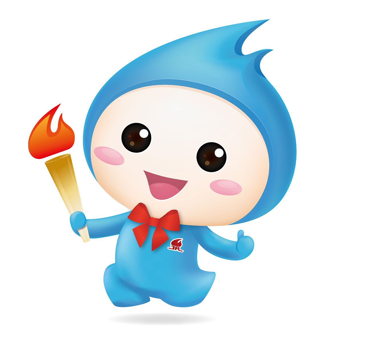 运动会水滴—吉祥物设计