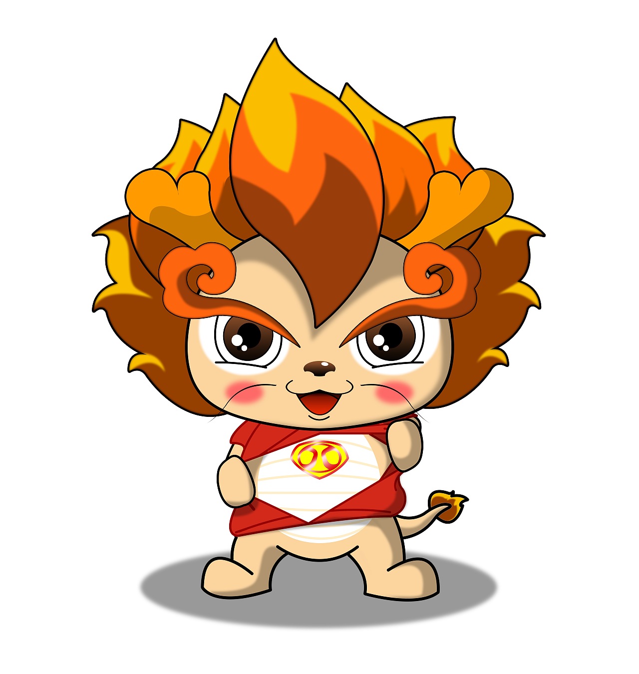 狮子—吉祥物设计