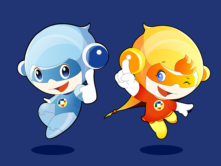 高新区吉祥物设计 