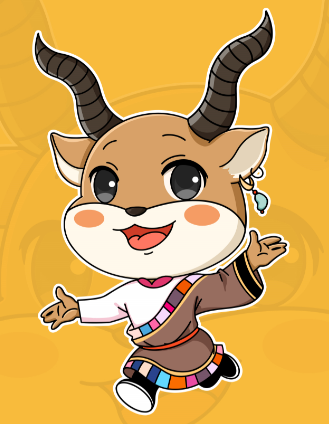 羚羊吉祥物设计