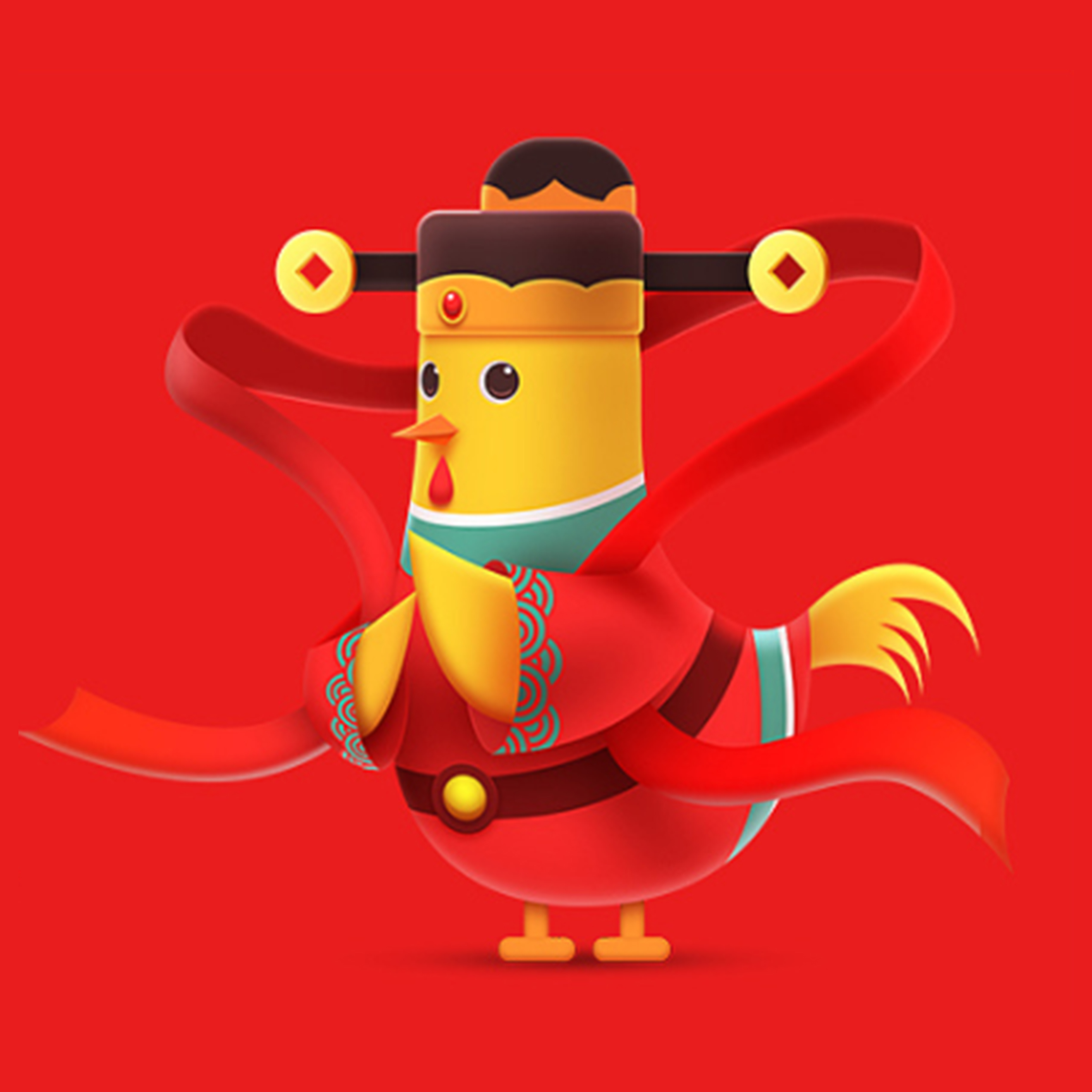 鸡年卡通IP设计