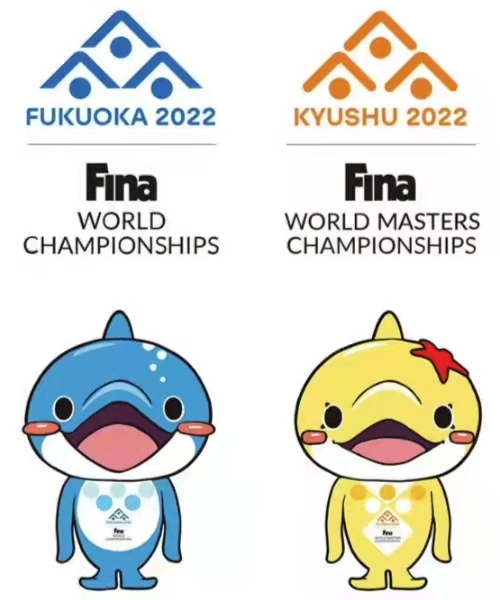 国际泳联2022 年世锦赛的标志和吉祥物