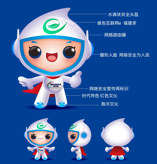 国家网络安全宣传周福建省活动吉祥物