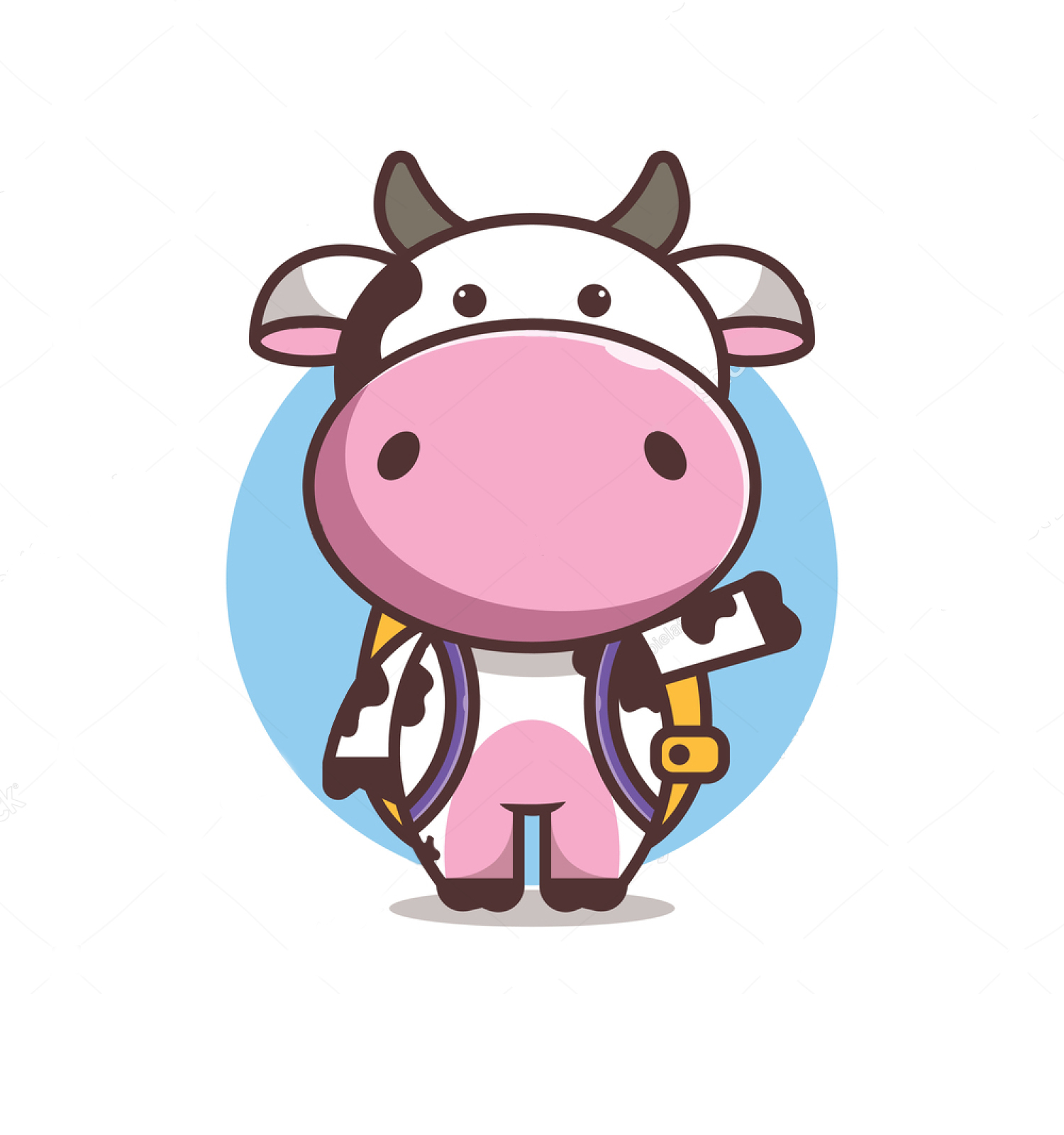 牛卡通形象设计