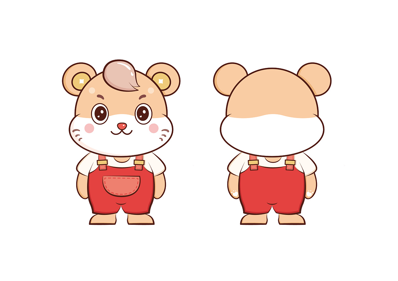 生肖鼠吉祥物设计
