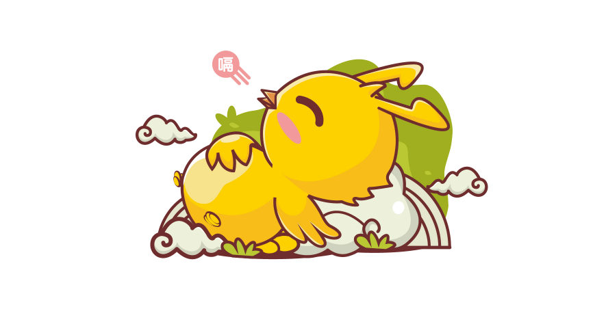 鸡小米湖南米粉品牌吉祥物设计