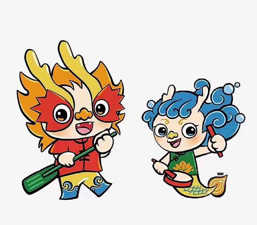 漕湖龙舟吉祥物设计