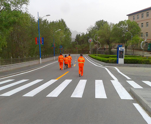 斑马线马路划线