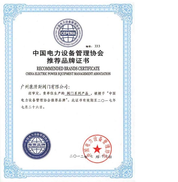 <span>电力推荐证书</span>