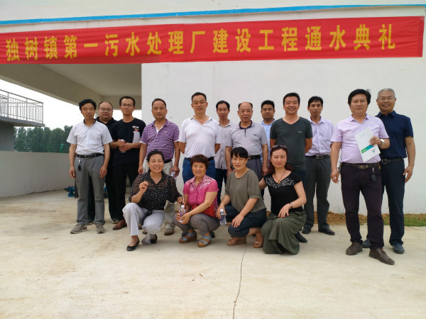 南阳市方城县独树镇第一污水处理厂正式通水