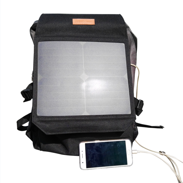 Outdoor smartphone charging 2 - 10W Solar Backpack