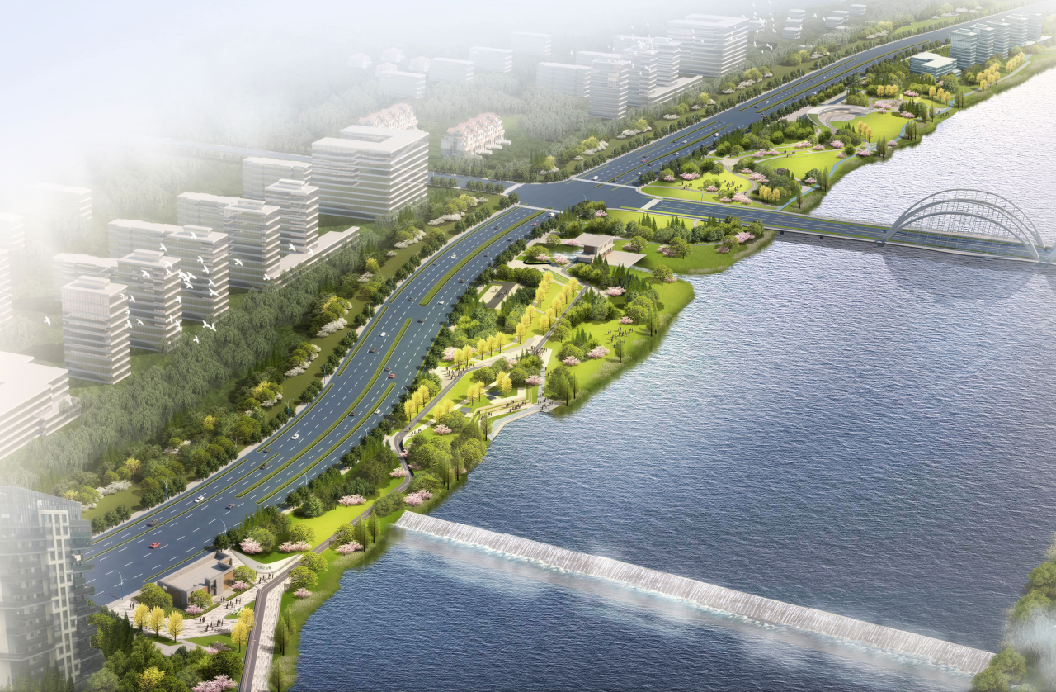 富阳北支江北岸综合整治工程