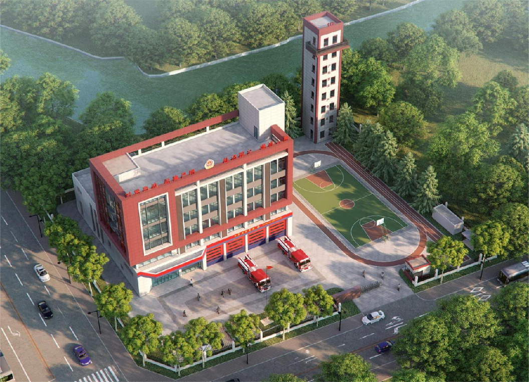 洪合新建消防站工程