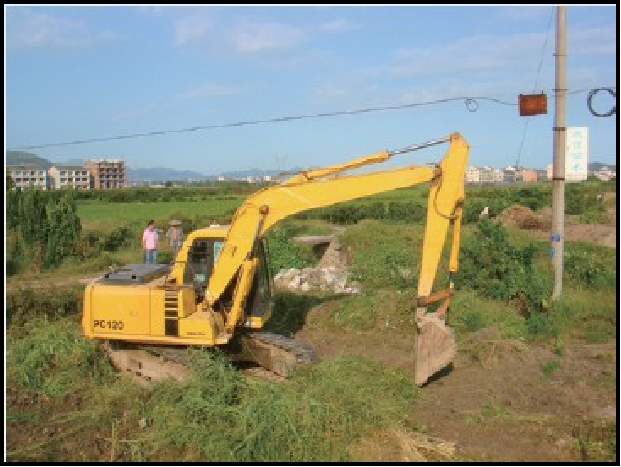 龙游县沐尘乡沐尘村造田改地工程
