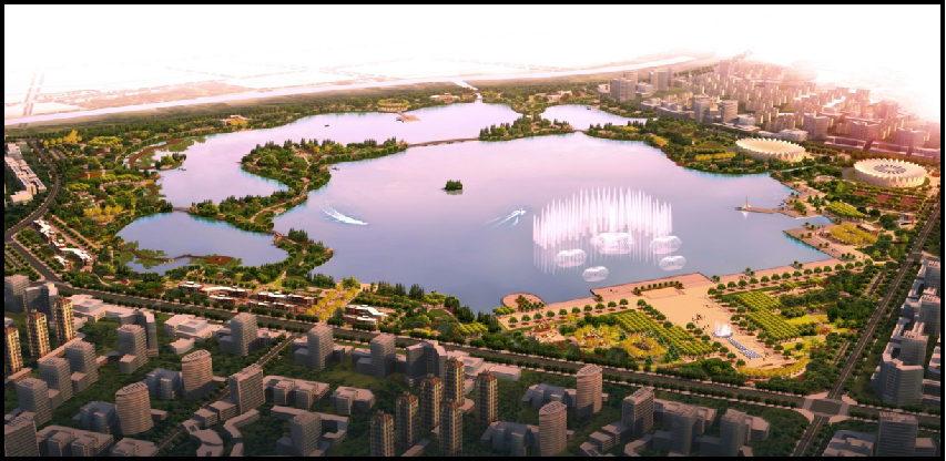 安徽芜湖三山区莲花湖水利综合治理景观工程