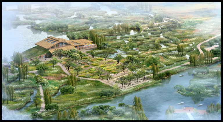 世界银行GEF宁波/慈溪湿地项目湿地中心工程