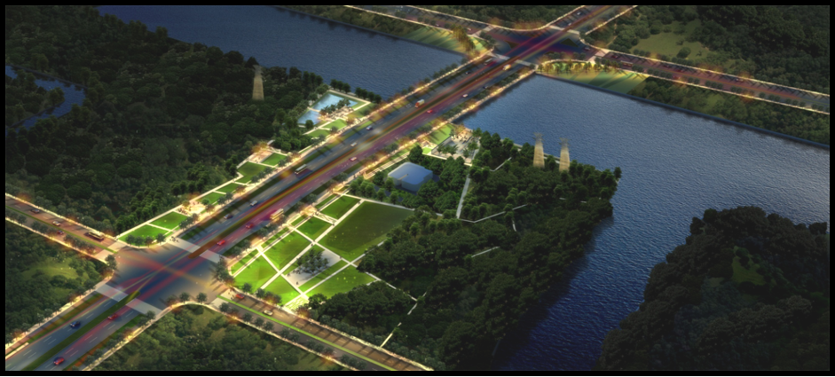 宁波慈溪杭州湾休闲区入口景观工程