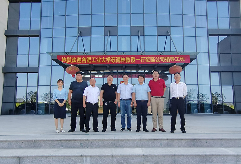 合肥工业大学苏海林教授来公司指导纳米晶材料研发生产