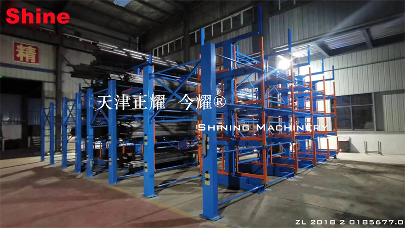 正耀·湖北十堰伸缩式悬臂货架项目交付使用