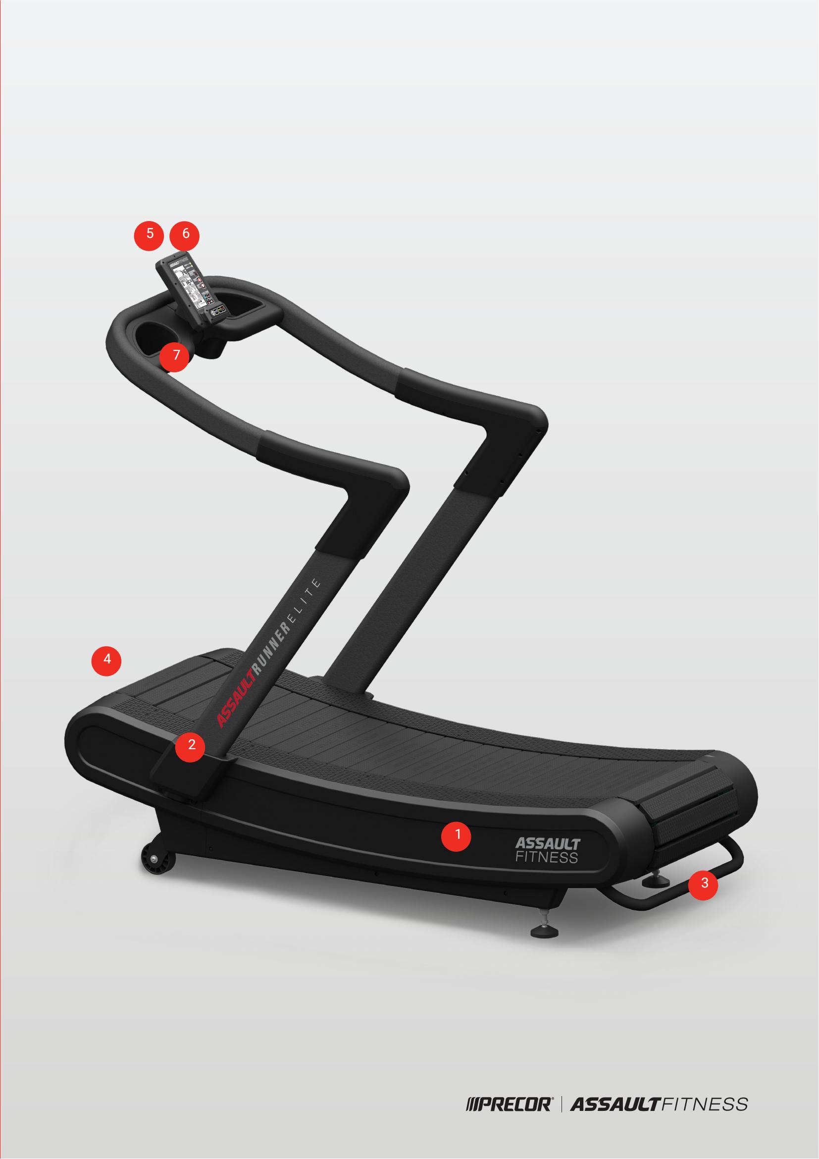 美国必确PRECOR 无动力跑步机 精英版ATR8