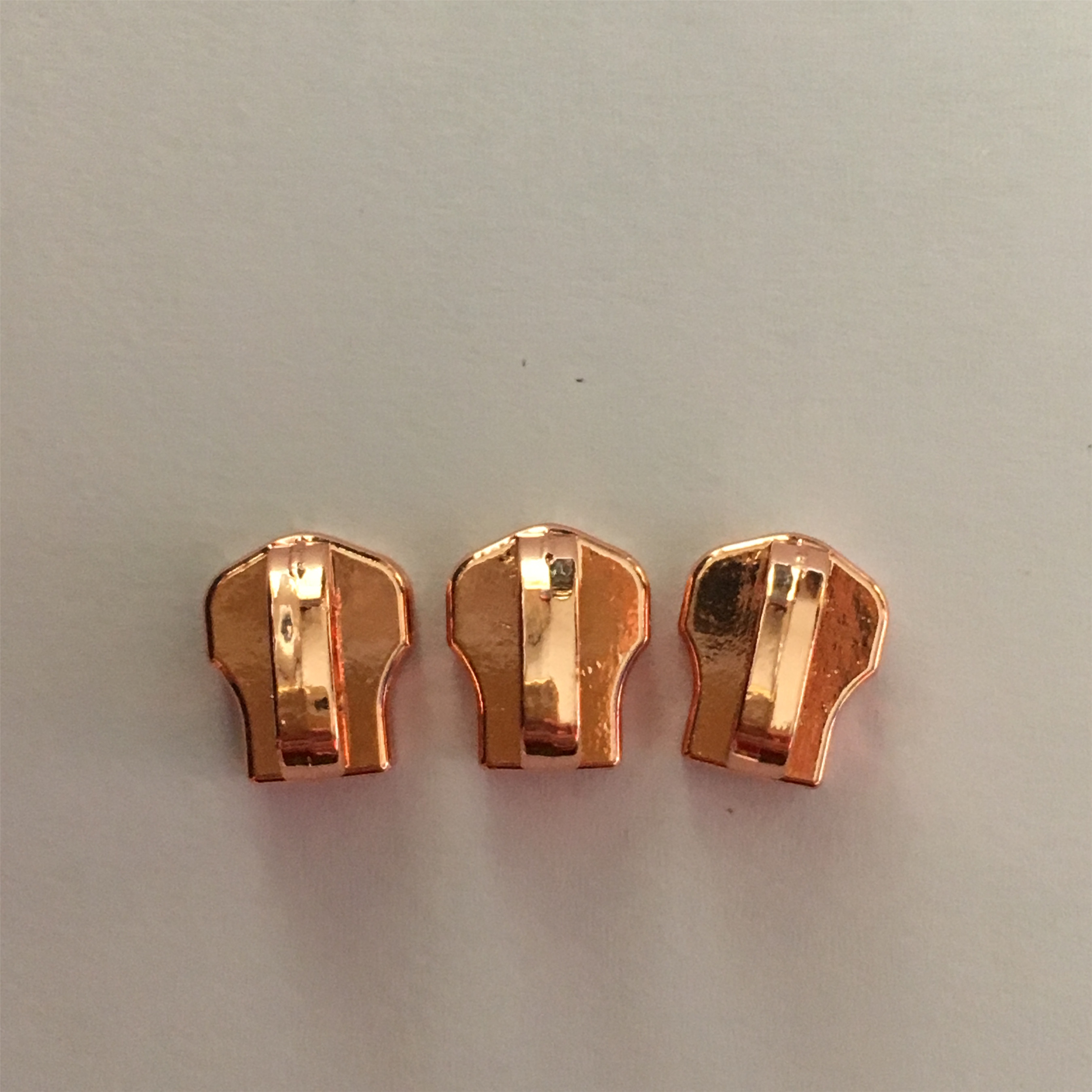 5号金属玫瑰金拉头